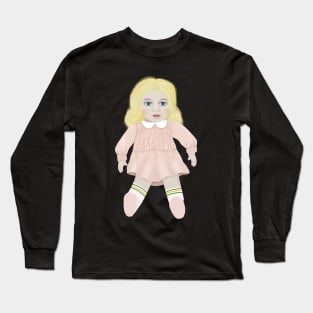 Stranger things Eleven pink dress doll Long Sleeve T-Shirt